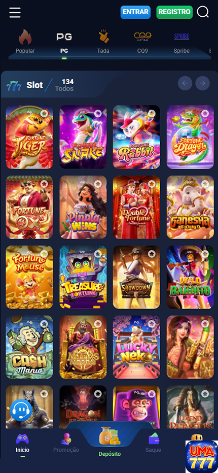 Prêmios Jogos uma777.com